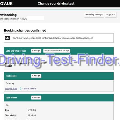 Banbury Driving Test Cancellations