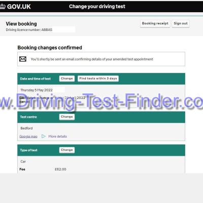 Bedford Driving Test Cancellations 1