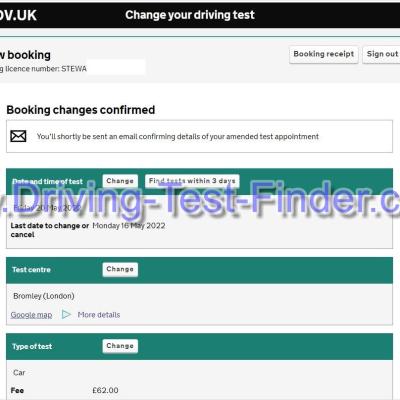 Bromley London Driving Test Cancellations 2