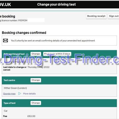Hither Green London Driving Test Cancellations 1