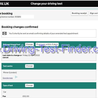 Pinner London Driving Test Cancellations 1